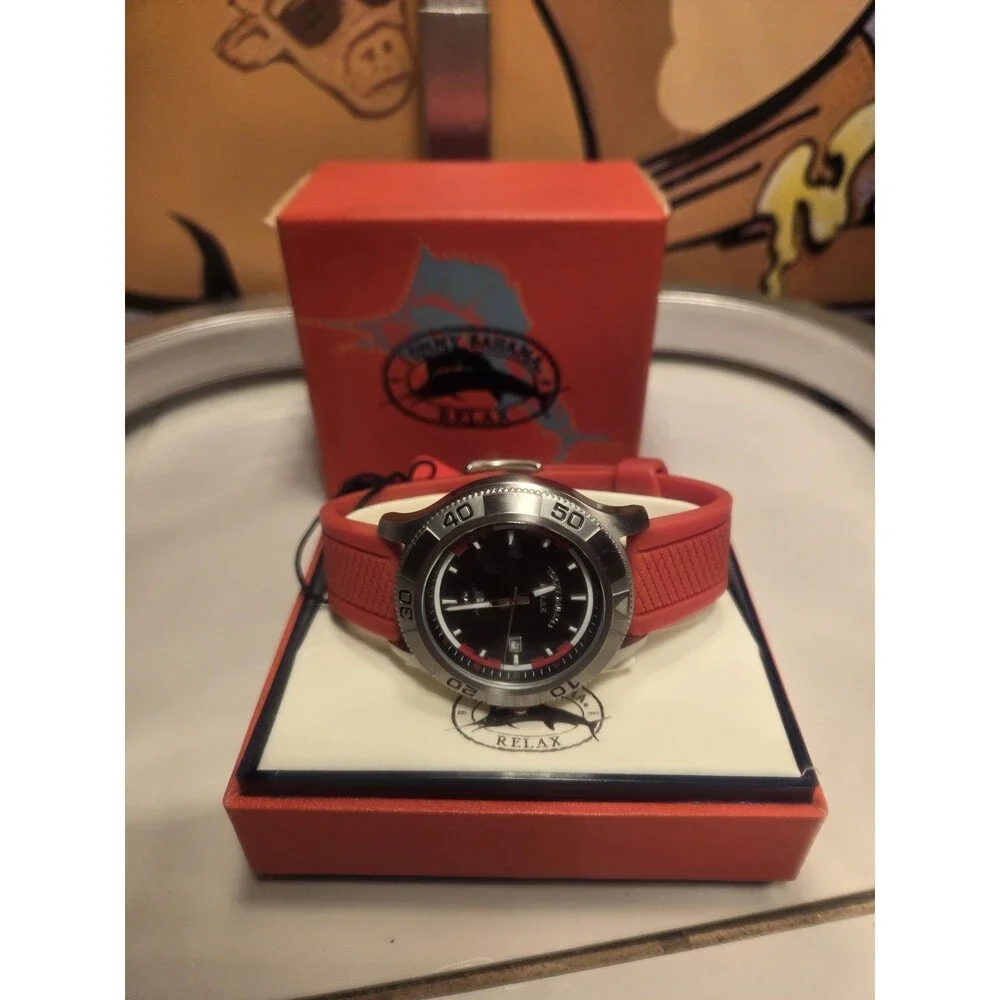 TOMMY BAHAMA RELAX TB RLX1187  DIVER WATCH 330. New With Box + Papers